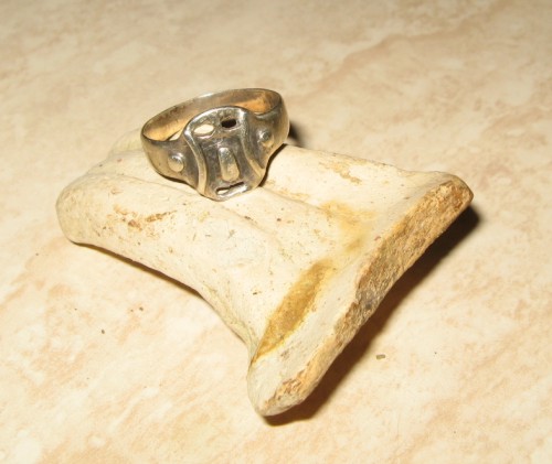zilveren ring waarschijnlijk Merovings of Karolingse tijd