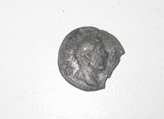 romeinse denarius, metaaldetetor boedemvondsten
