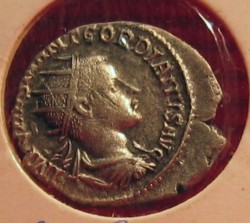 Denarius, Gordianus III, metaaldetector vondsten