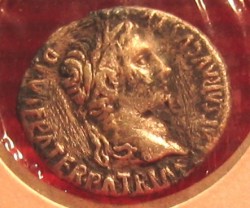 Denarius Augustus romeinse munten bodemvondsten
