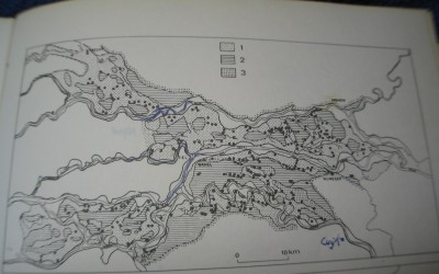 landkaart rivierengebied